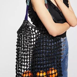 Free People Beaded Net Bag